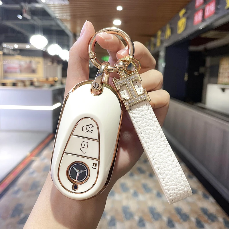 2025款奔驰c260l钥匙套c200l女24新C级S级迈巴赫车s400l扣s450l壳