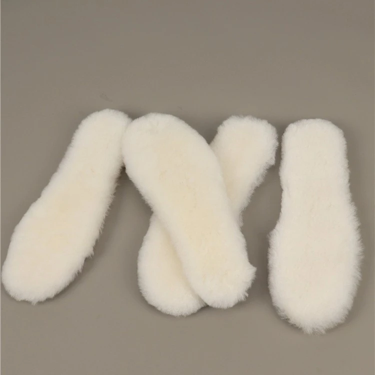 男女羊毛鞋垫（35-45）加厚加绒皮毛一体舒适吸汗雪地靴保暖鞋垫