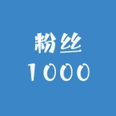 粉丝1000 不掉