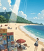 谷漫海滩屋