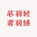 芯羽轻奢羽绒