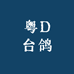 汕头粤D台鸽